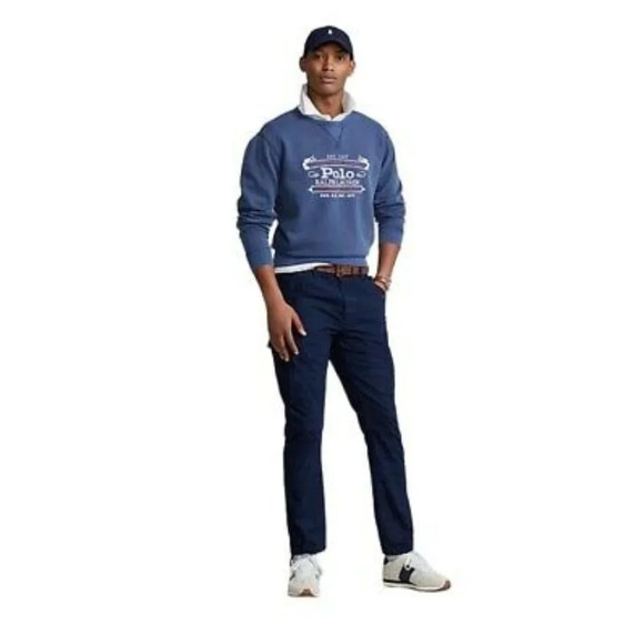 Polo Ralph Lauren Men's Aviator Navy Utility Surplus Slim Fit Cotton Cargo Pants - Picture 1 of 12